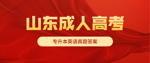2021年日照成人高考专升本英语真题答案出炉！